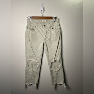 Free People We The Free x Revolve Maggie Mid-Rise Distressed Knees Jeans